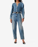 Combipantalon En Denim Setia - Mid Blue Destroy