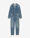 Combipantalon En Denim Setia - Mid Blue Destroy