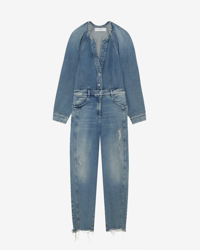 Combipantalon En Denim Setia - Mid Blue Destroy