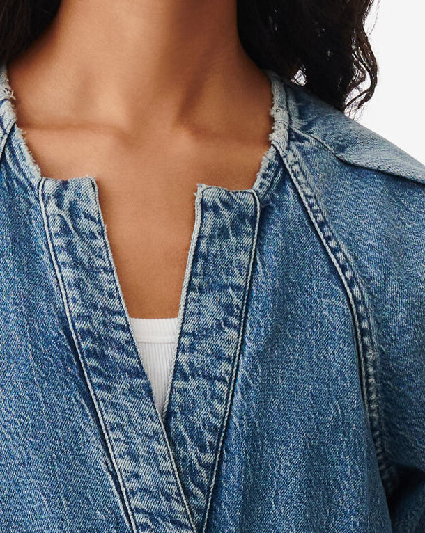 Combipantalon En Denim Setia - Mid Blue Destroy