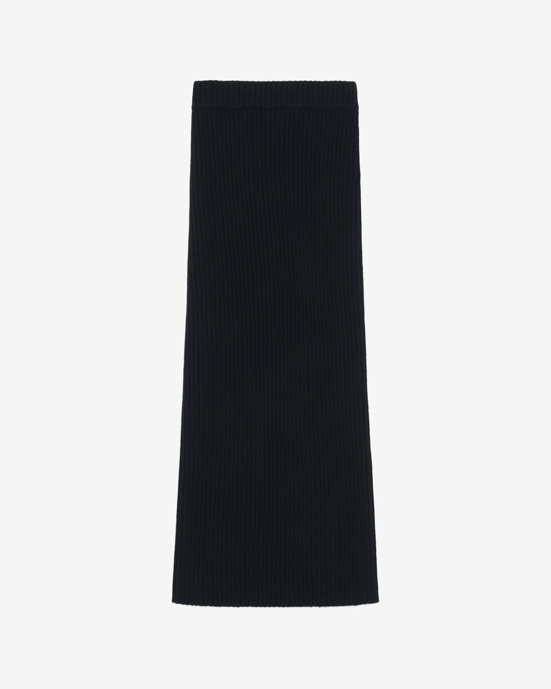Jupe Tube En Laine Cachemire Kenlo - Black