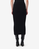 Jupe Tube En Laine Cachemire Kenlo - Black