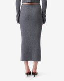 Jupe Tube En Laine Cachemire Kenlo - Anthracite