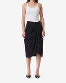 Jupe Midi À Studs Zima - Black