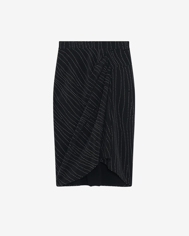 Jupe Midi À Studs Zima - Black