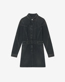 Darwin Dress - Blue Black Used