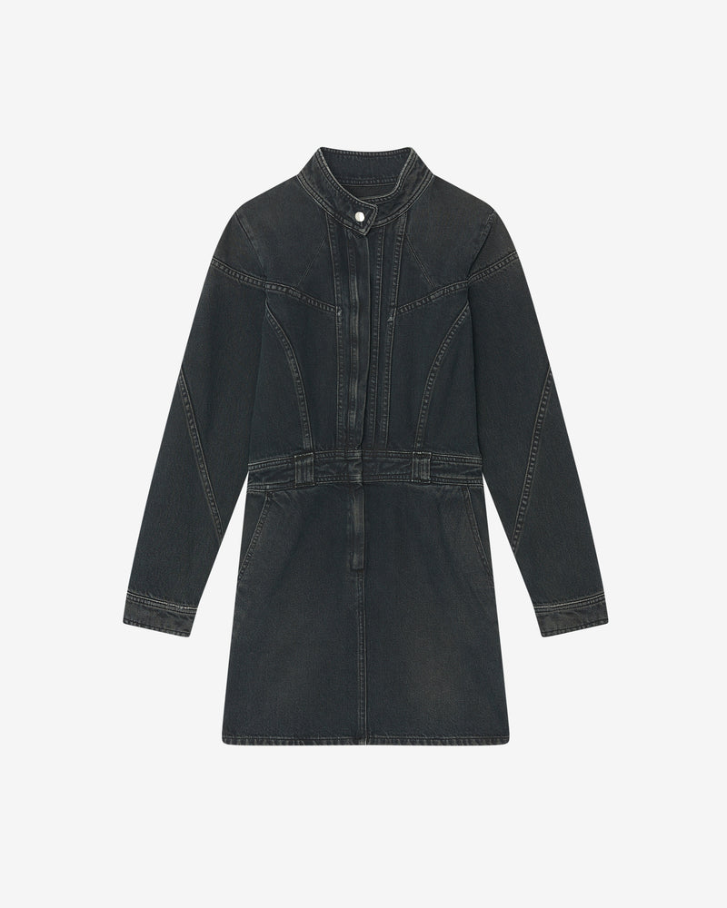 Darwin Dress - Blue Black Used