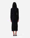 Robe Col Roulé En Cachemire Isao - Black