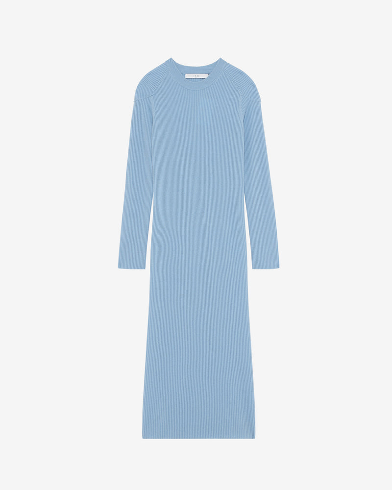 Robe Longue En Cachemire Liette - Light Blue