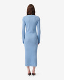 Robe Longue En Cachemire Liette - Light Blue