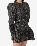 Robe Manches Bouffantes Odyle - Black/Ecru