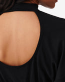 Robe Jersey À Col Montant Viggo - Black