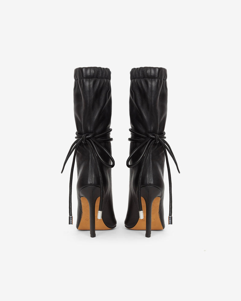 Bottines En Cuir Hosta - Black - Femme