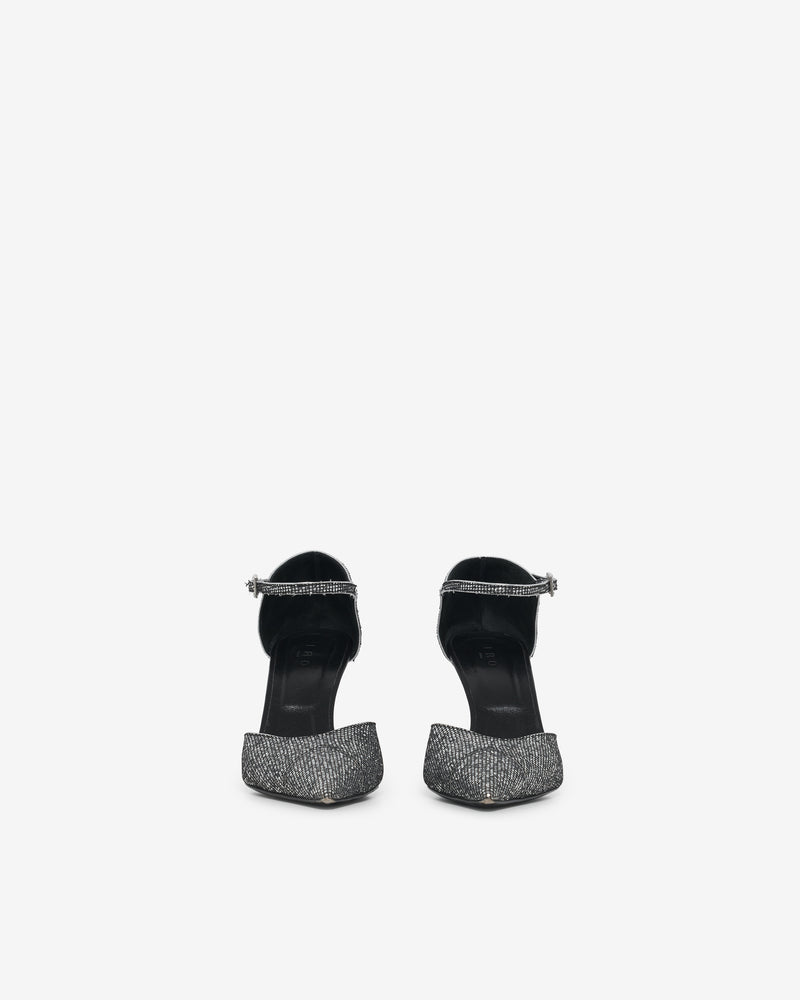 Escarpins À Talons Zaniah Glitter - Black/Silver