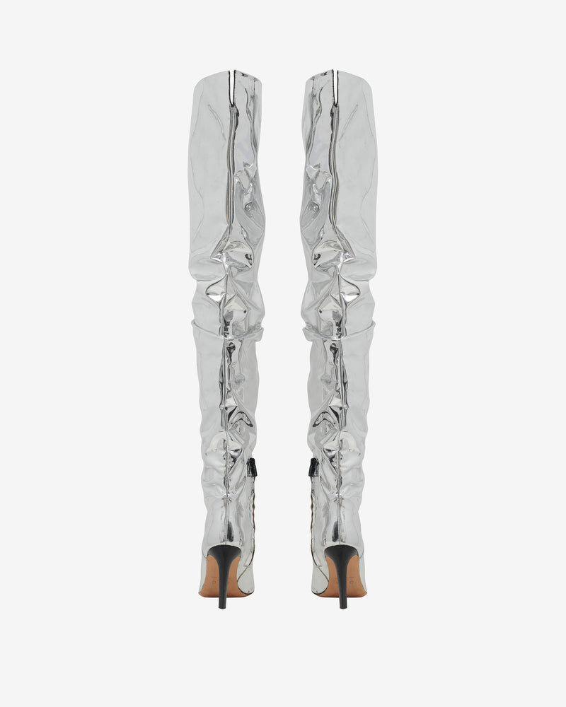 Cuissardes À Talons Eva Mirror - Silver