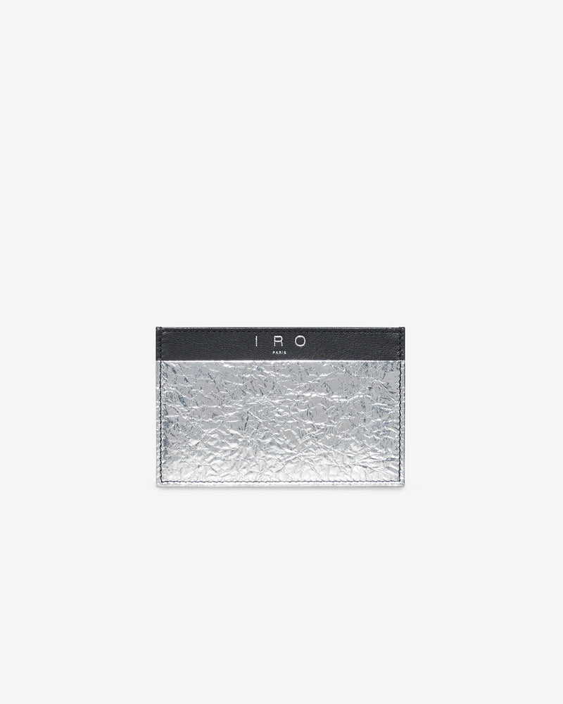 Porte-Cartes En Cuir Cardi Foil - Silver