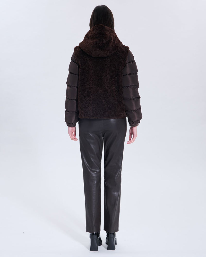 Doudoune Modesta chocolat_3