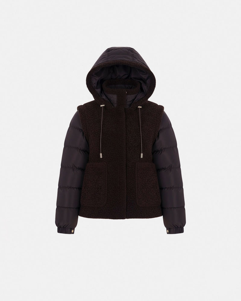 Doudoune Modesta chocolat_5