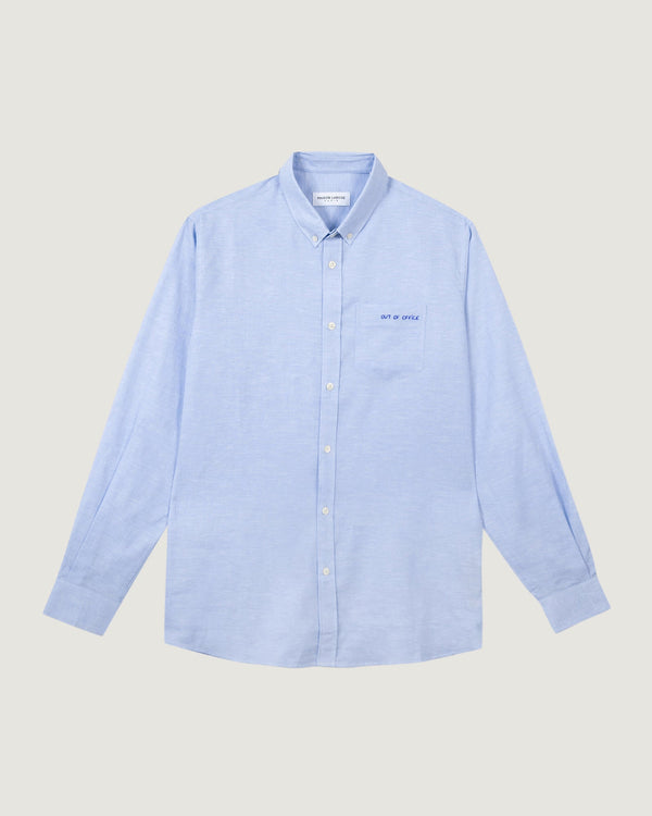 Camisa Out Of Office Carnot "Linen And Cotton" - Hombre