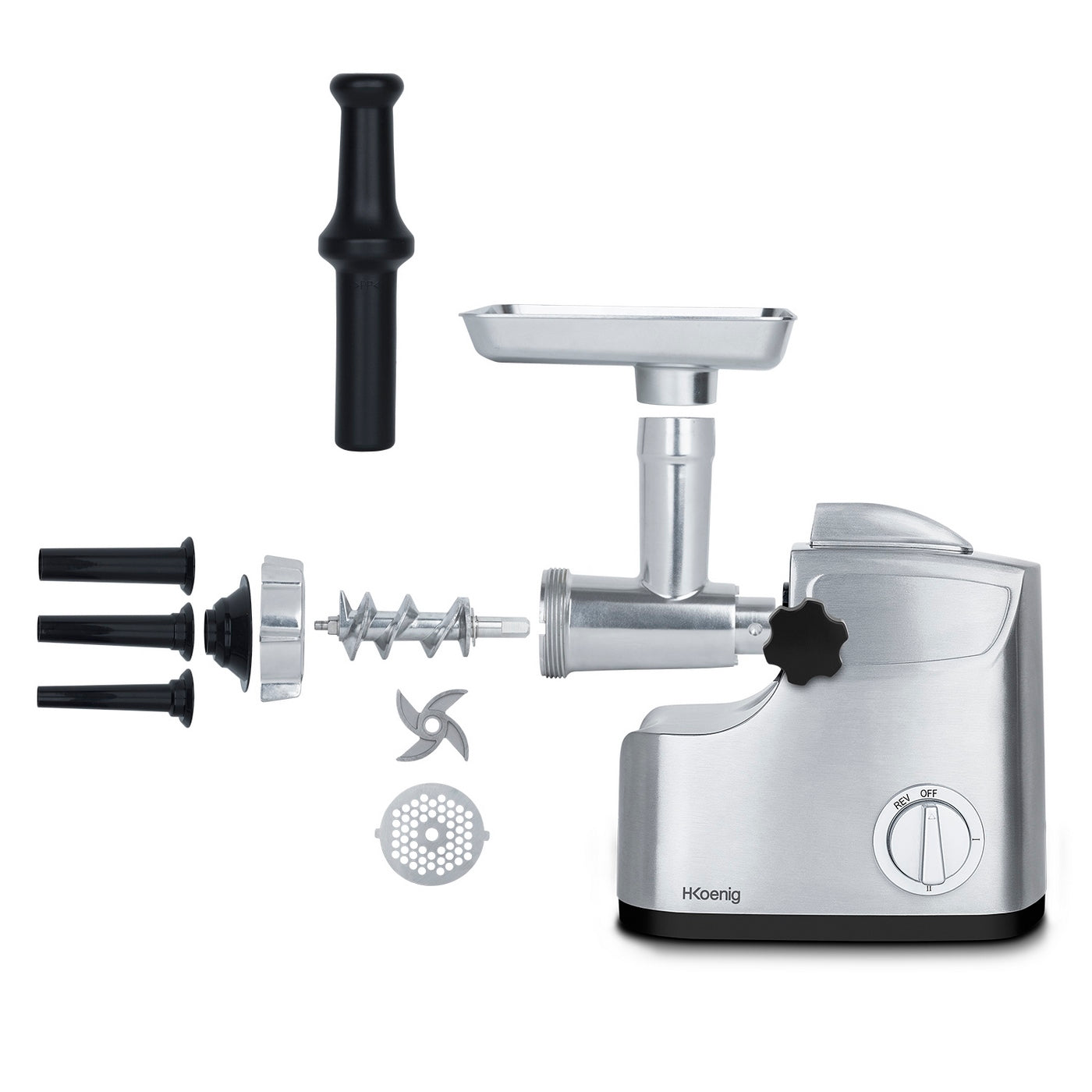 Metal Meat Mincer - Stainless Steel