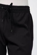 Shorts deportivos de punto doble - Negro - Mujer