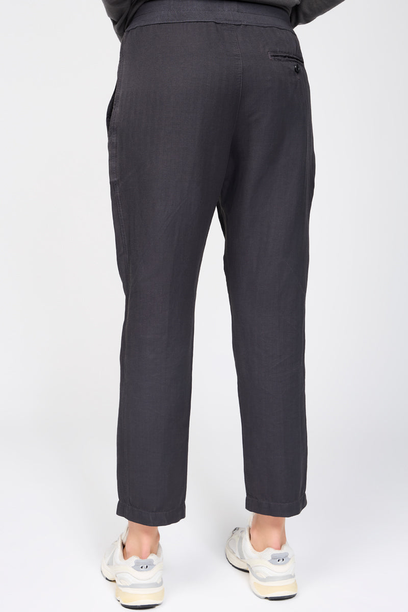 Herringbone Relaxed-Fit Chino Trousers - Magma Pigment - Women