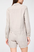 Nyln Ln Hrrgbn Shrt Blrsuit - Mineral Pigment - Mujer