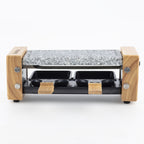 Raclette & Cooking Stone - 2 People - Wood Design