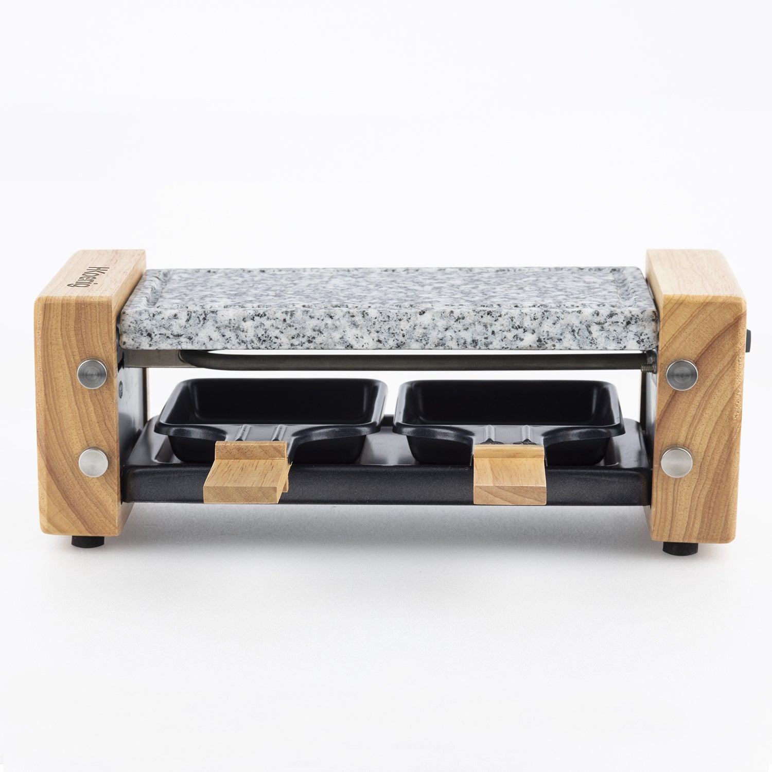 Raclette & Cooking Stone - 2 People - Wood Design