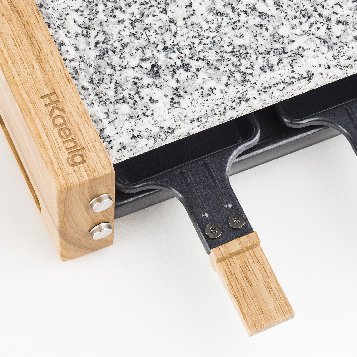 Raclette & Cooking Stone - 2 People - Wood Design
