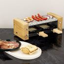 Raclette Et Pierre À Cuire 2 Personnes Design Bois - Bois