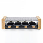 Raclette & Stone Grill - 8 People - Wood Design