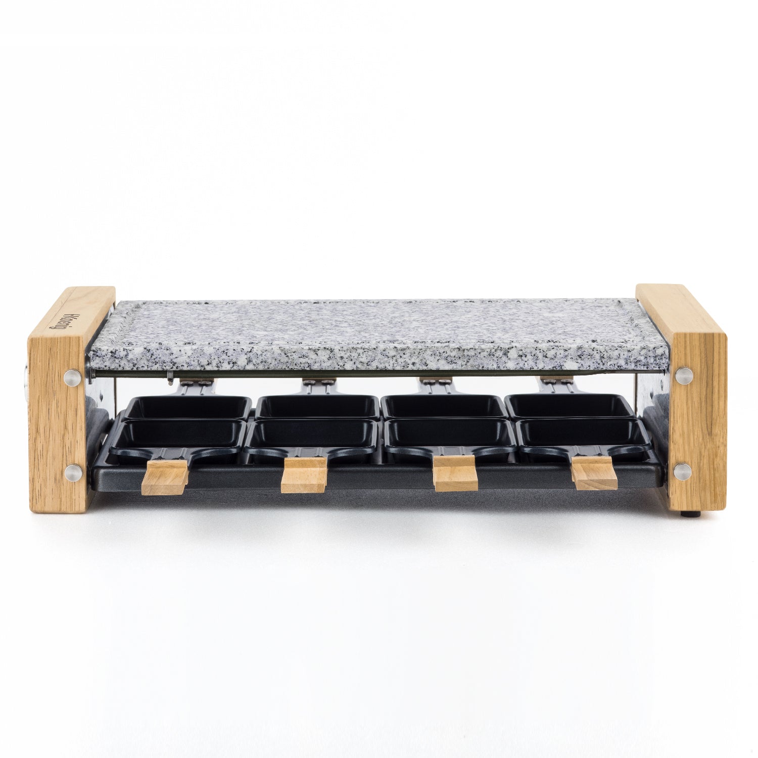 Raclette & Stone Grill - 8 People - Wood Design