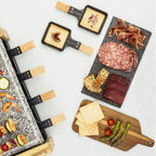Raclette & Stone Grill - 8 People - Wood Design