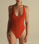 Maillot Une Pièce Woodland - Poppy