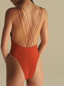 Maillot Une Pièce Woodland - Poppy