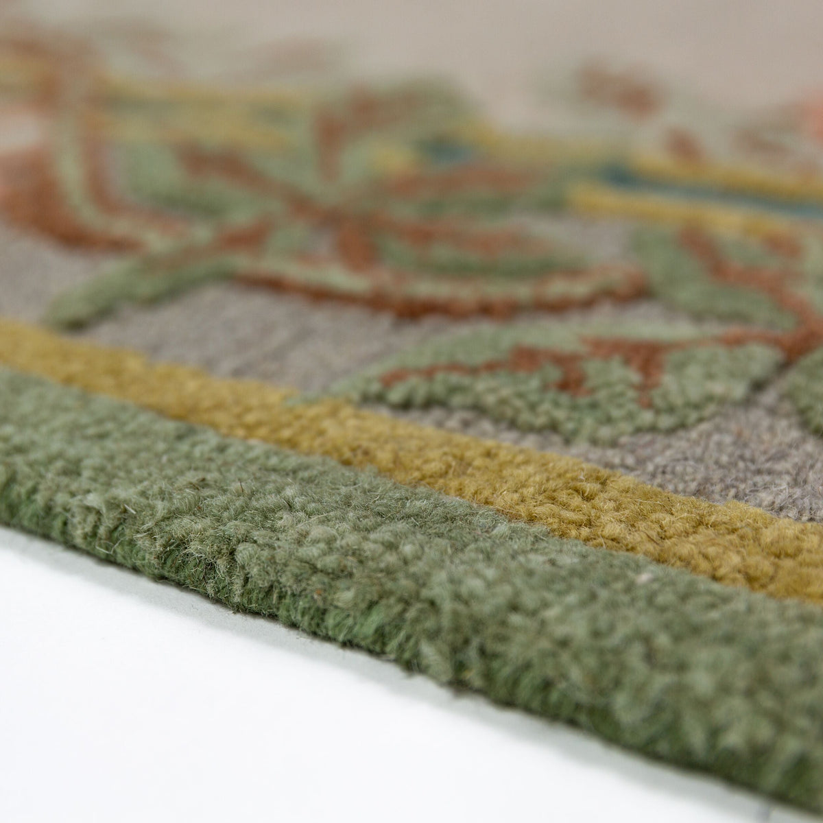 Verona Floral Wool Runner Rug