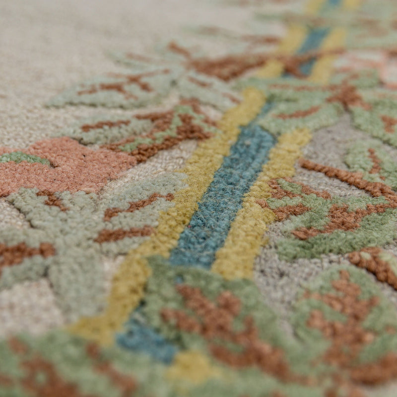 Tapis En Laine De Couloir Verona Floral