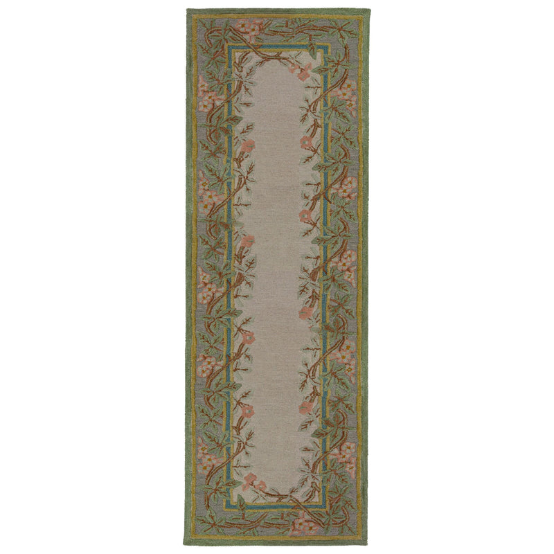 Tapis En Laine De Couloir Verona Floral