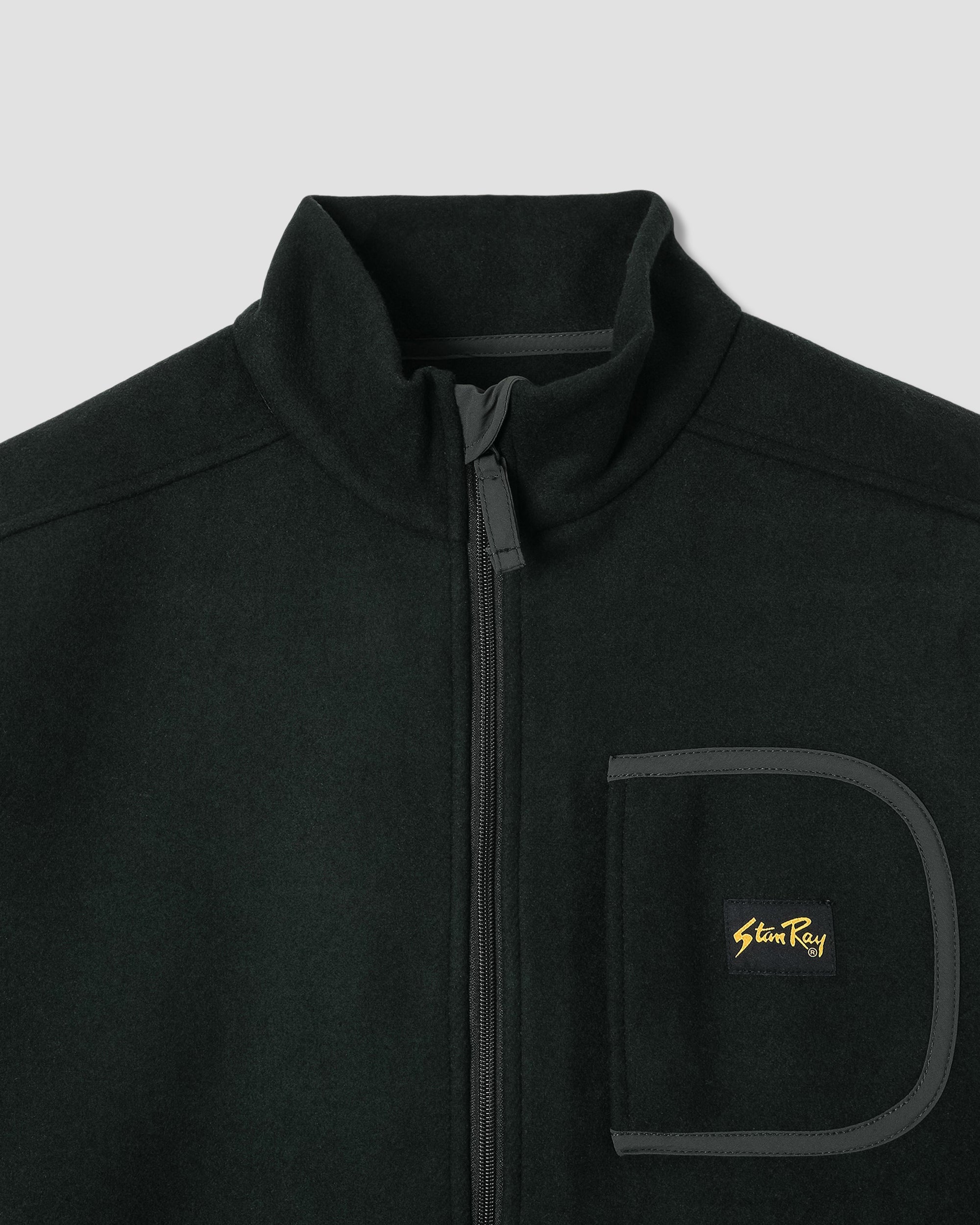 Wool Fleece Jacket - Botanical Green