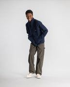 Wool Fleece Jacket - Navy Heather