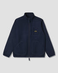 Wool Fleece Jacket - Navy Heather