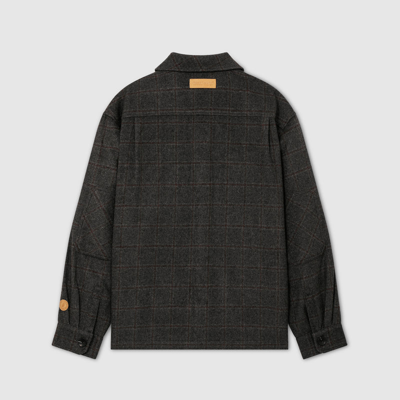 Surchemise A Carreaux Japonais - Dark Marl - Mixte