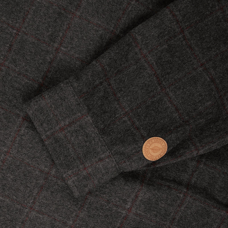 Surchemise A Carreaux Japonais - Dark Marl - Mixte