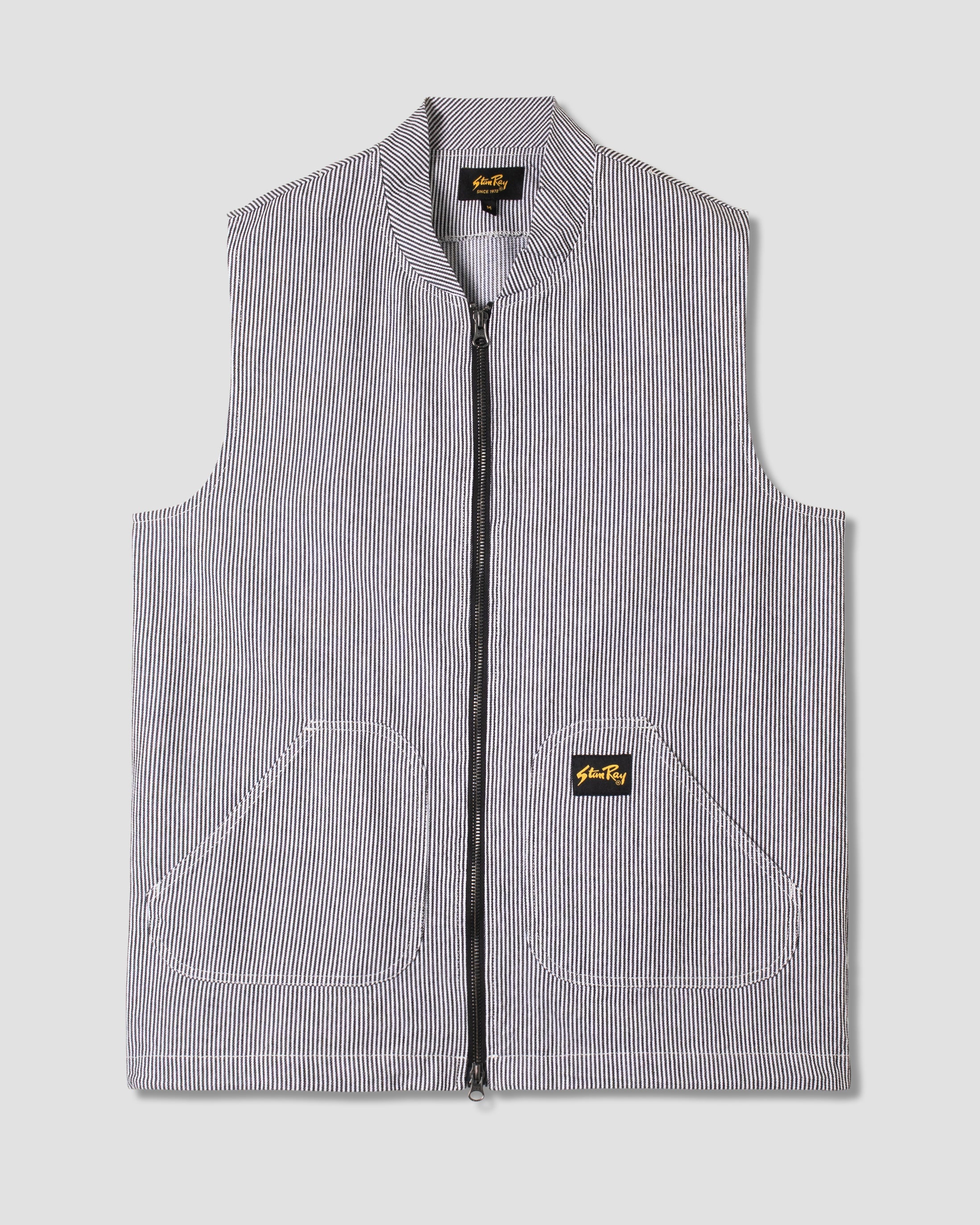 Work Vest - Aged Hickory Stripe