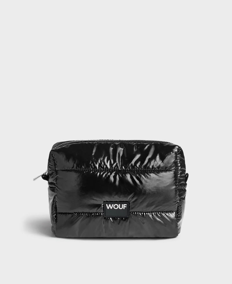 Wouf - Black Glossy Toiletry Bag