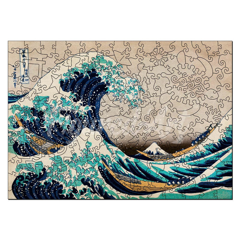 Puzzle En Bois Adulte - La Grande Vague De Kanagawa Par Hokusai