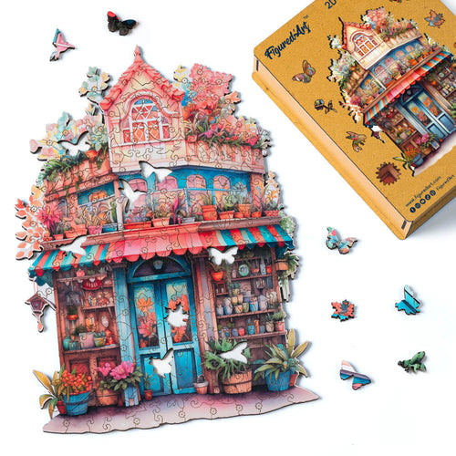 Puzzle en Bois Adulte - Fleuriste Fantaisiste