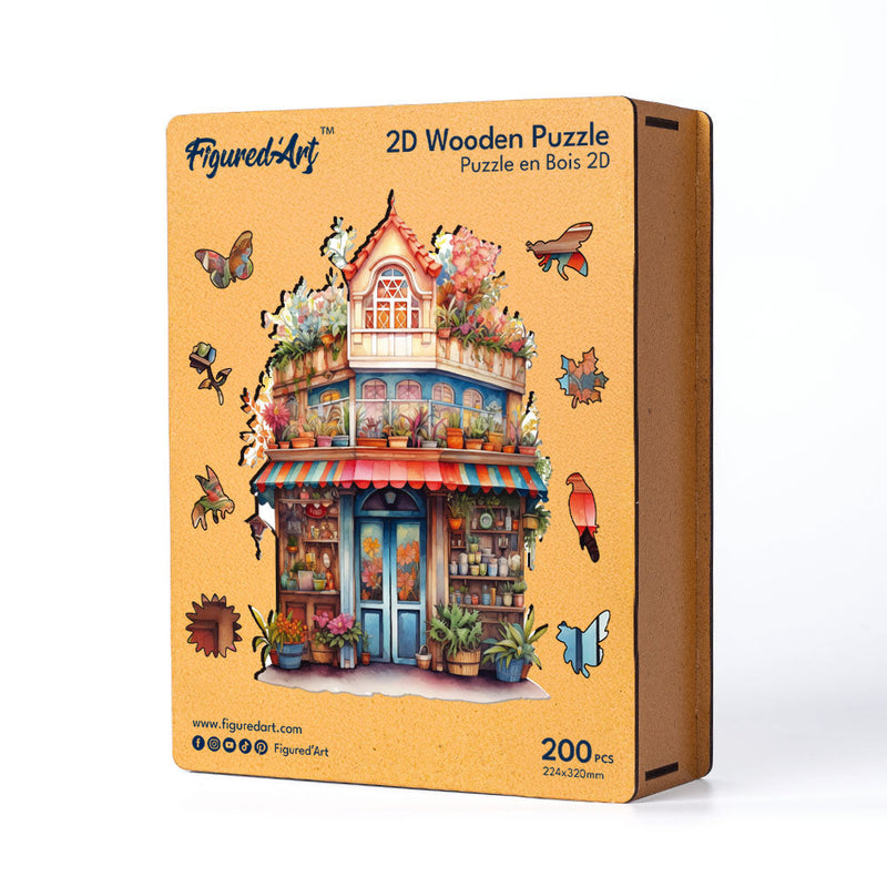 Puzzle En Bois Adulte - Fleuriste Fantaisiste