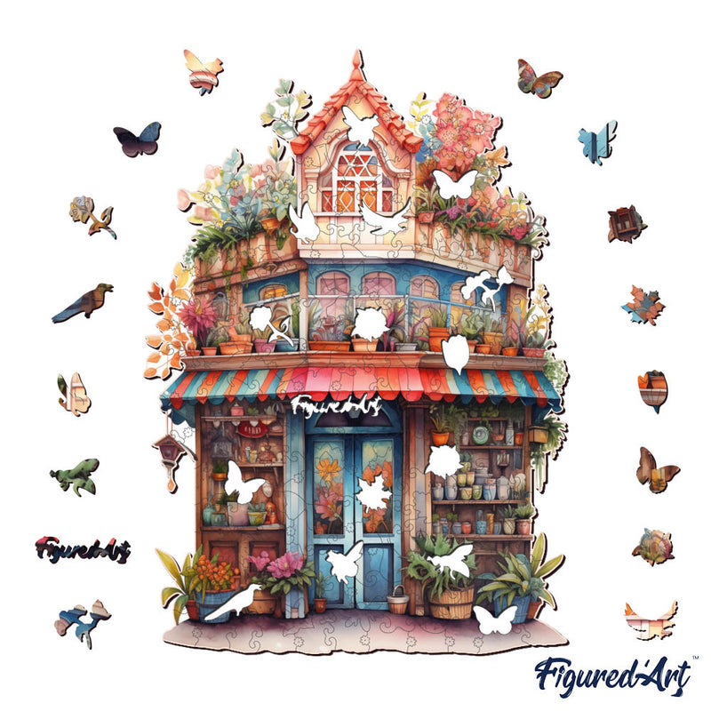 Puzzle En Bois Adulte - Fleuriste Fantaisiste